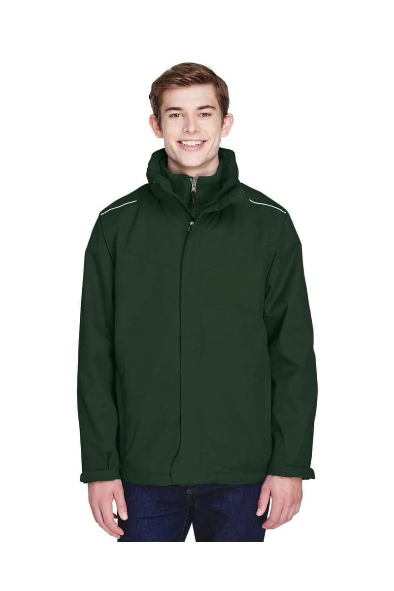 Core 365 88205: Men's Region 3-in-1 Jacket with Fleece Liner