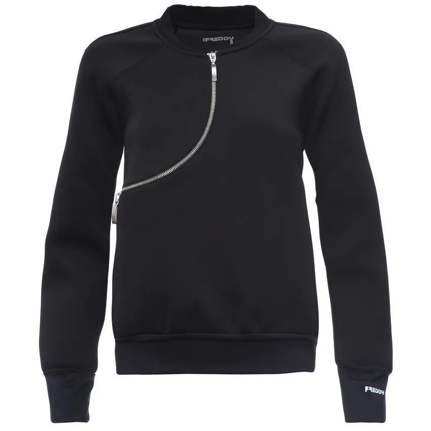Curve Bomber Jacket - Black