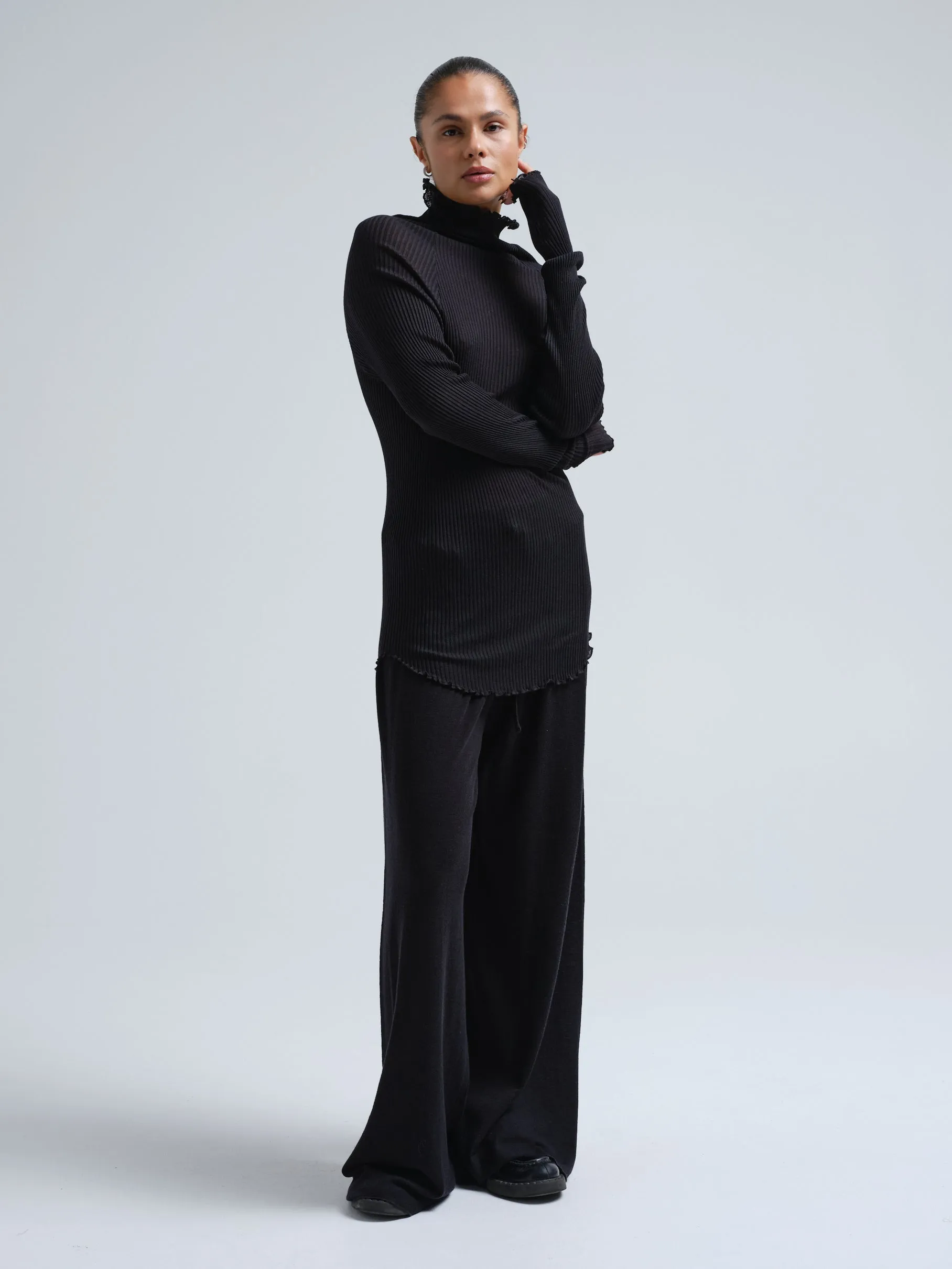 Fiori | Merinowolle - Black