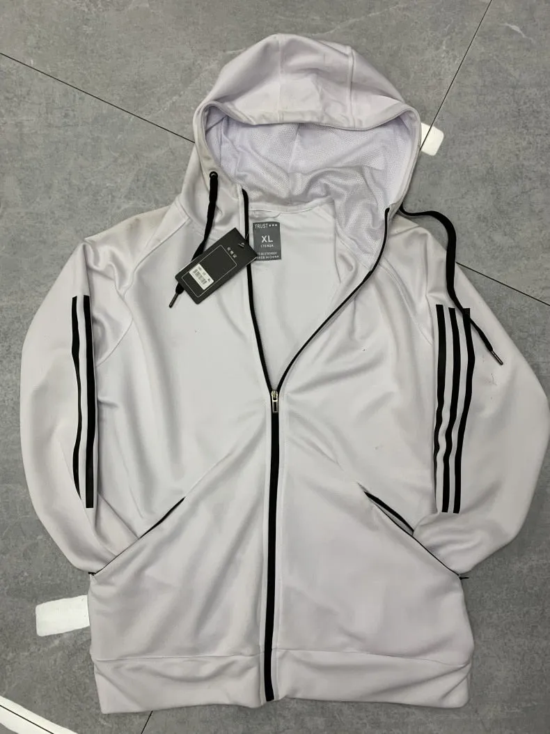 Long Sleeve Hooded Jacket Soccer Hoodie Running Jacket Adult Sports Training suit Sport Suit Autumn Winter Men Football Tracksuits