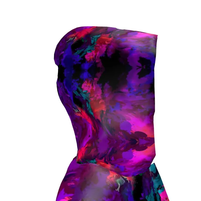 "Chromatic Release" Women's Hooded Breathable Rain Jacket