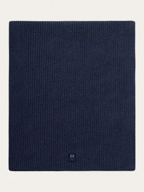 Rib knit scarf - Total Eclipse