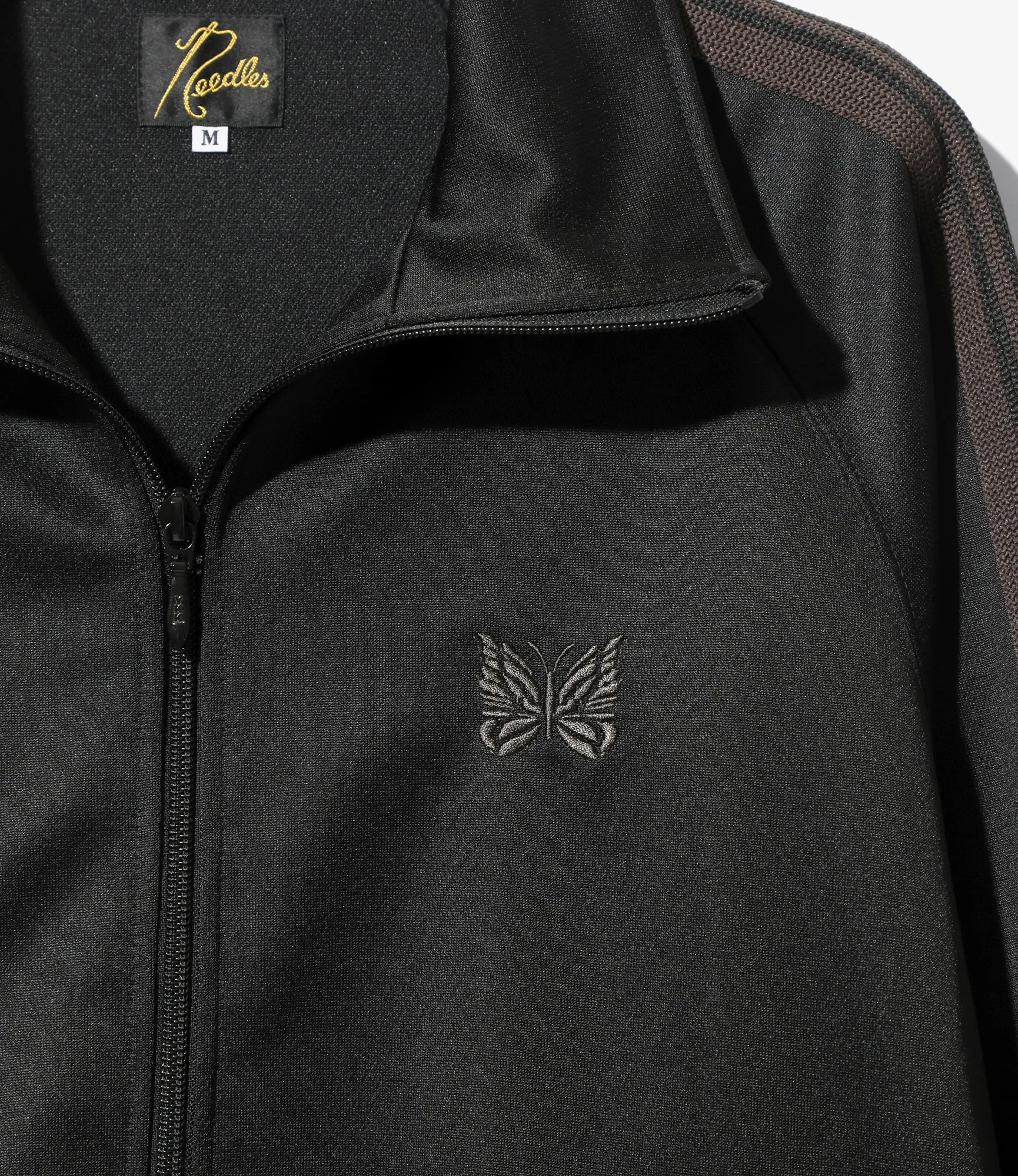 Track Jacket - Black - Poly Smooth